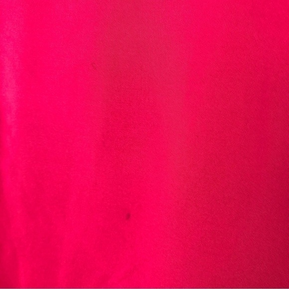 Nike Pro Combat Hot Pink V-Neck Short Sleeve Athletic Top S - Picture 4 of 4
